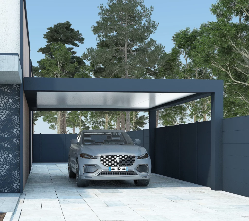 Carport en aluminium modèle Conor
